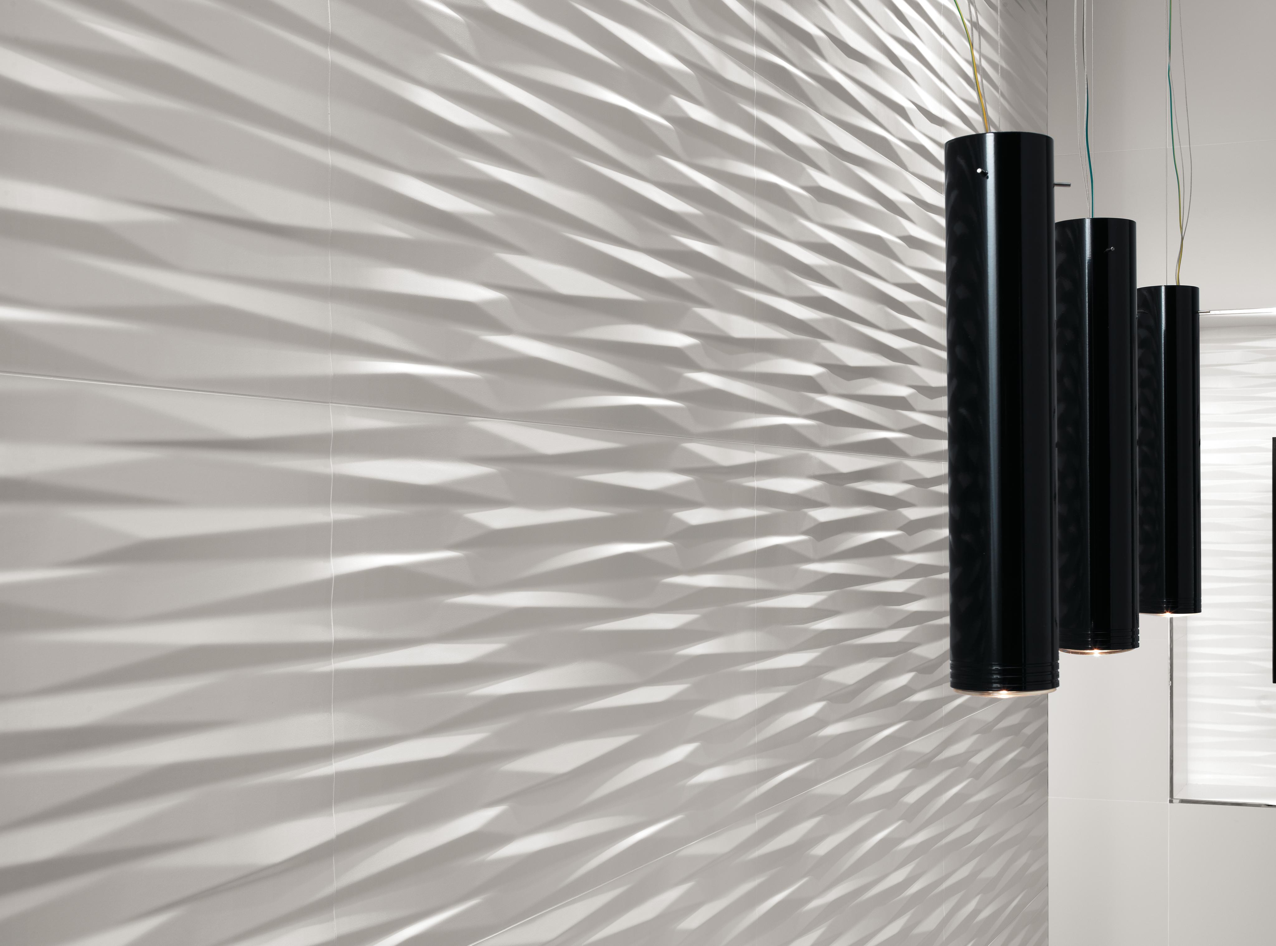 3D Wall Blade White Matt